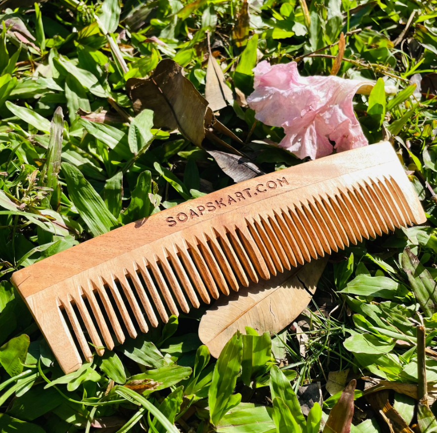 DUAL TEETH - NEEM WOOD COMB