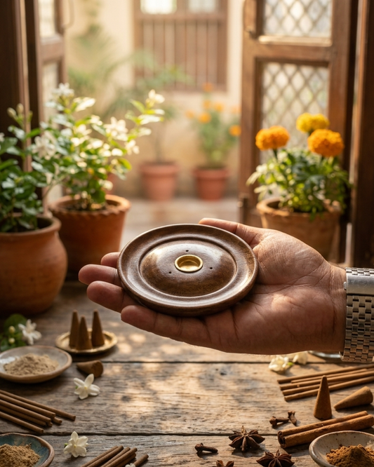 Round Incense Stick & Dhoop Stand
