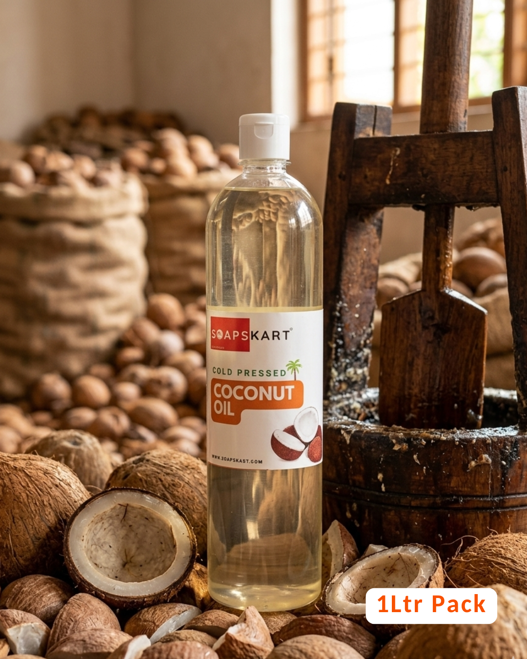 COCONUT OIL - COLD PRESSED