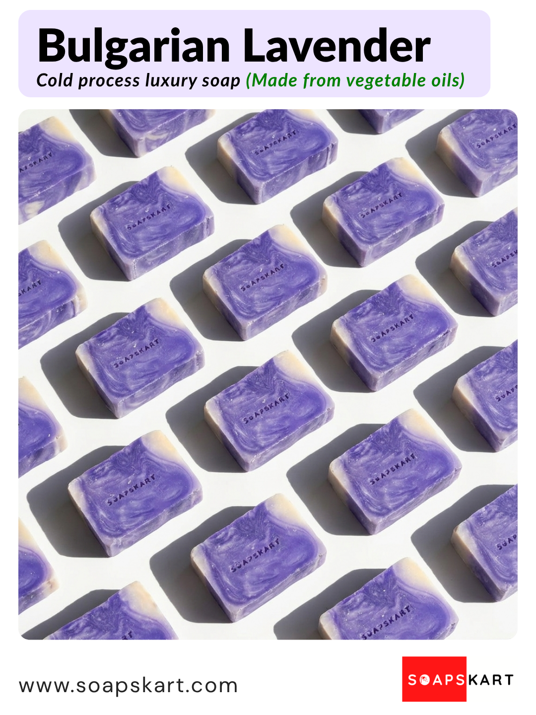 BULGERIAN LAVENDER ( COLD PROCESS SOAP )