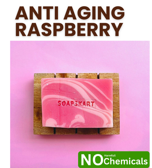 ANTI AGING RASPBERRY ( COLD PROCESS SOAP )