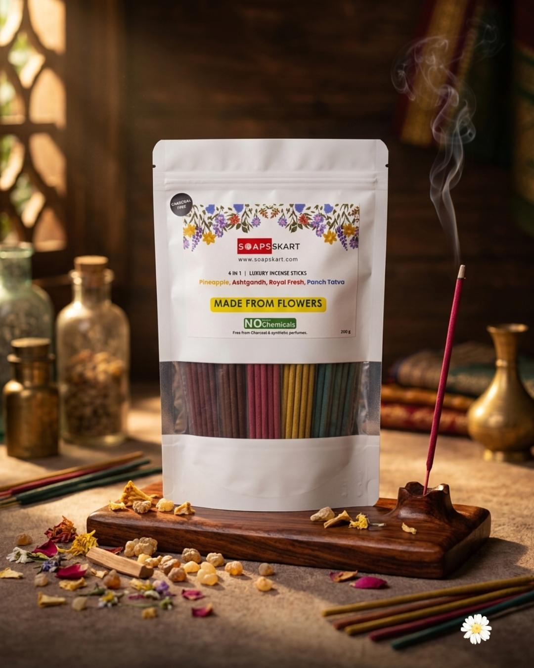 4 in 1 Mix | PARP | Charcoal free agarbatti | 200g