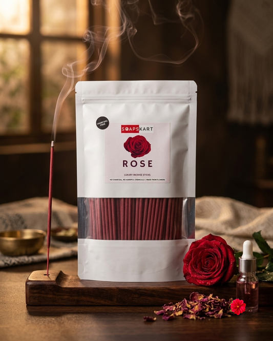 ROSE | Mild | Charcoal free agarbatti | 200g
