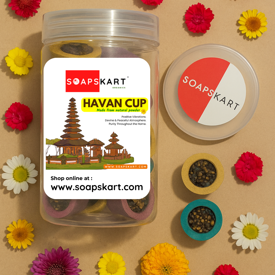 Sambrani Havan Cups ( Made from herbal powder's )