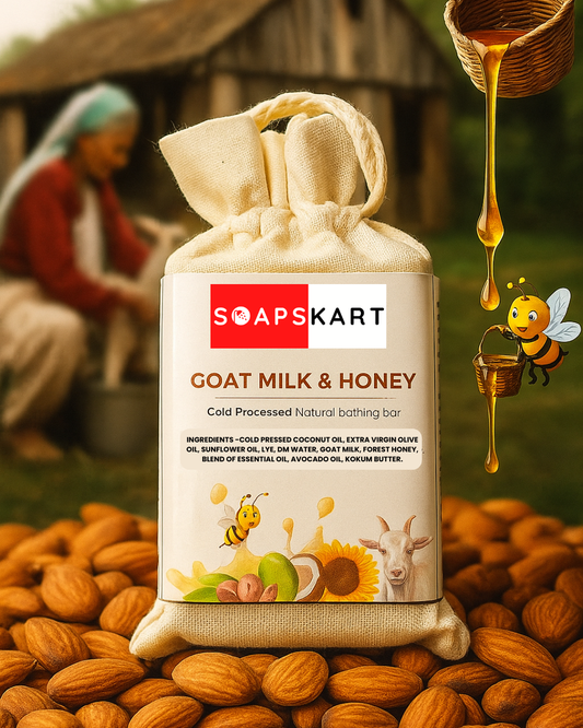GOAT MILK & HONEY ( COLD PROCESS SOAP )