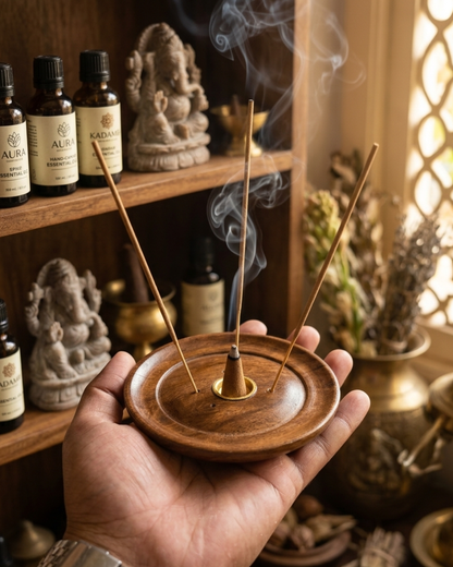 Round Incense Stick & Dhoop Stand