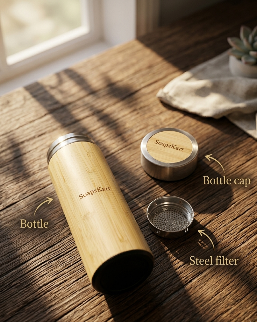 Bamboo Bottle ( 450ml )