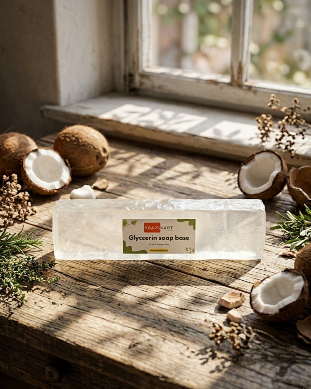 Glycerin Soap Base | Sulphate & Paraben Free | 1Kg