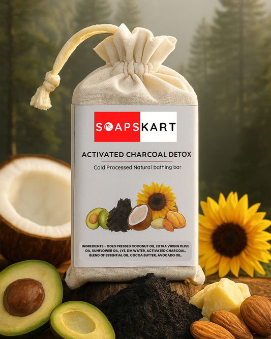 ACTIVATED CHARCOAL DETOX ( COLD PROCESS SOAP )