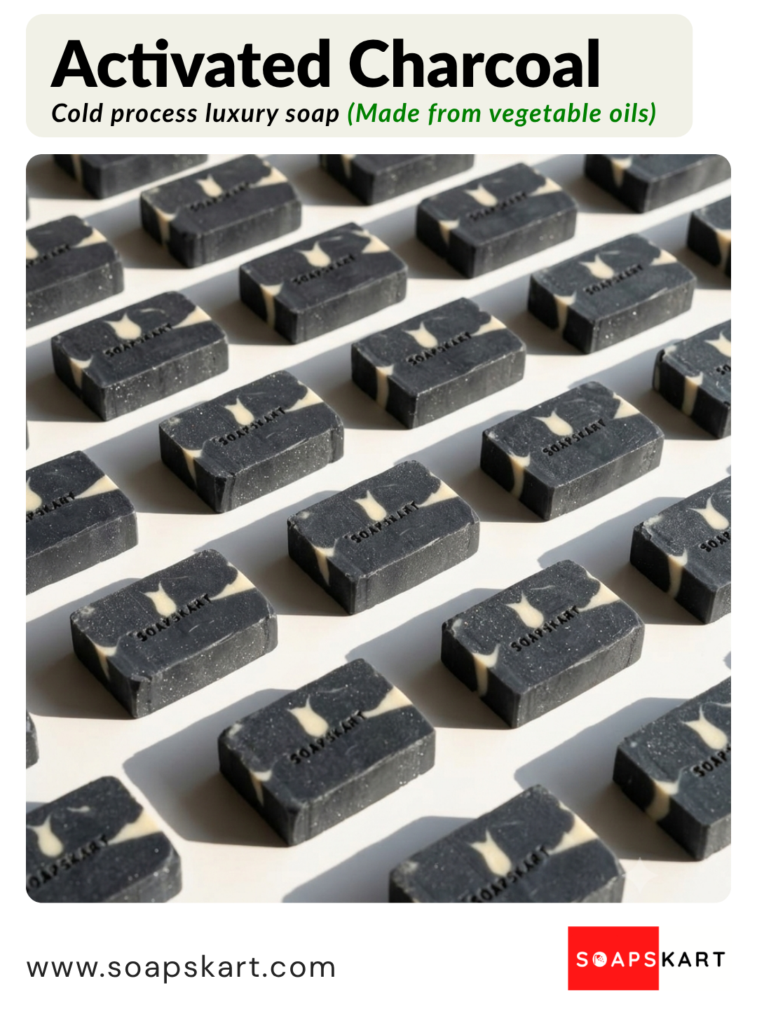 ACTIVATED CHARCOAL DETOX | COLD PROCESS LUXURY SOAP