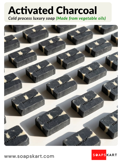 ACTIVATED CHARCOAL DETOX | COLD PROCESS LUXURY SOAP