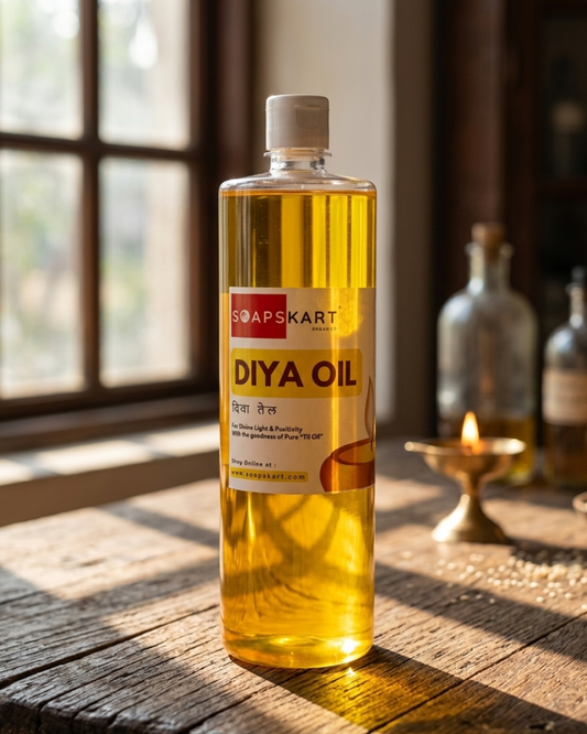 Diya Oil – Traditional Lamp Oil with Bhimseni Camphor