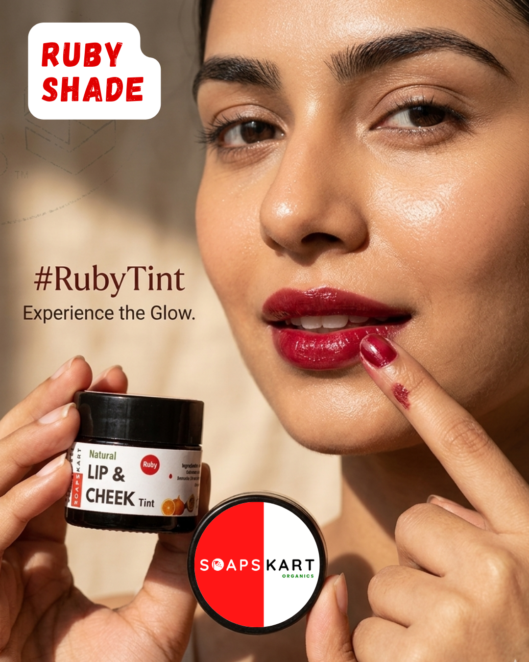 Ruby/Red - Lip & Cheek Tint
