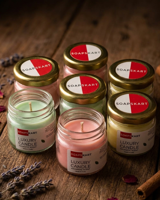 Scented Candle ( Natural Soy Wax & Beeswax )