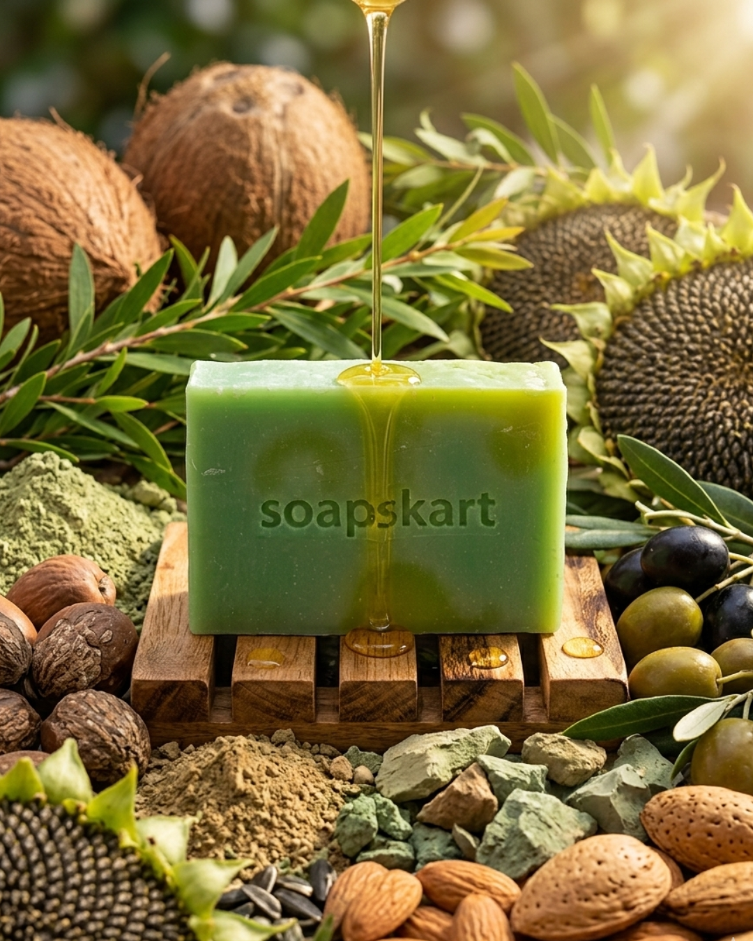 TEA TREE & FRENCH CLAY ( COLD PROCESS SOAP )
